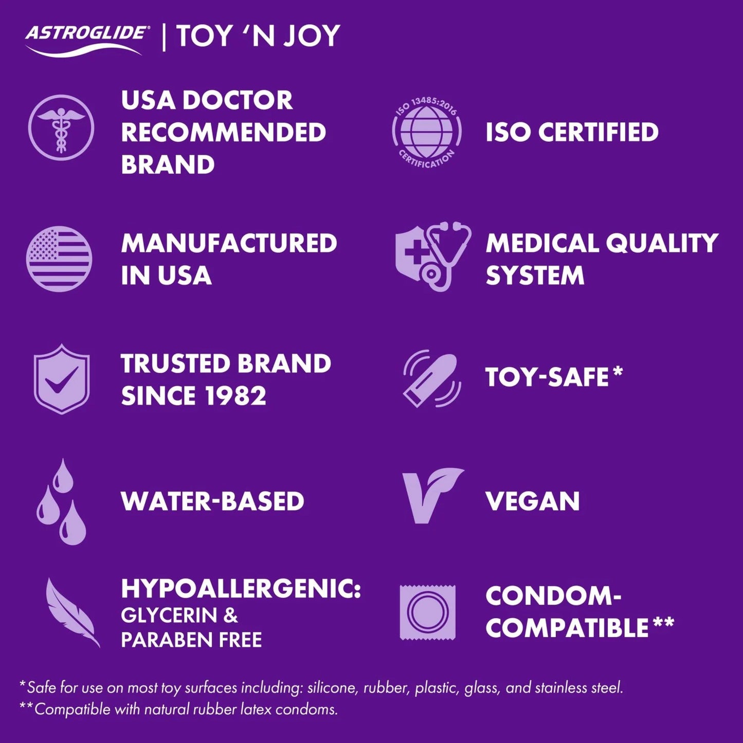 ASTROGLIDE Toy ‘n Joy™ Liquid