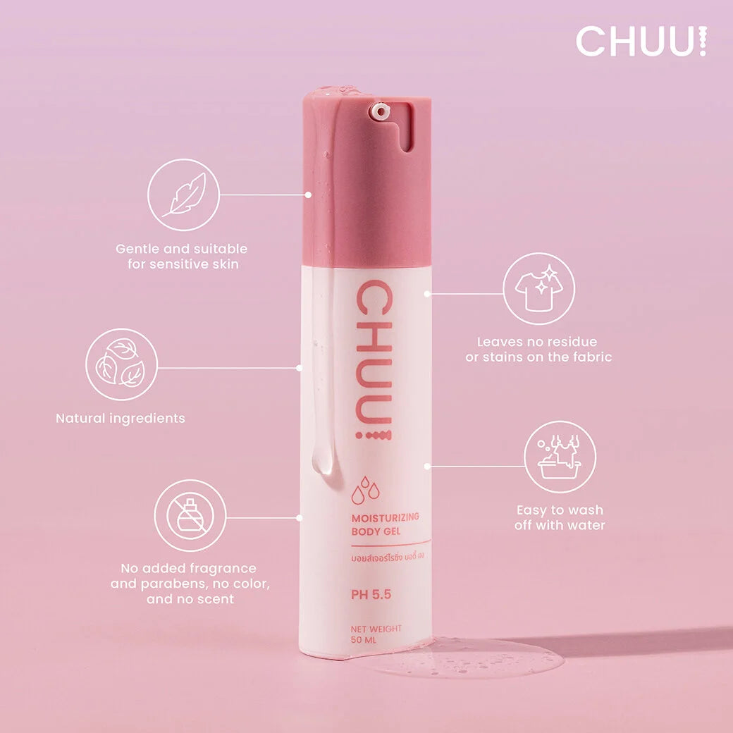 เจลหล่อลื่นสูตรน้ำ Chuu! Moisturizing Body Gel