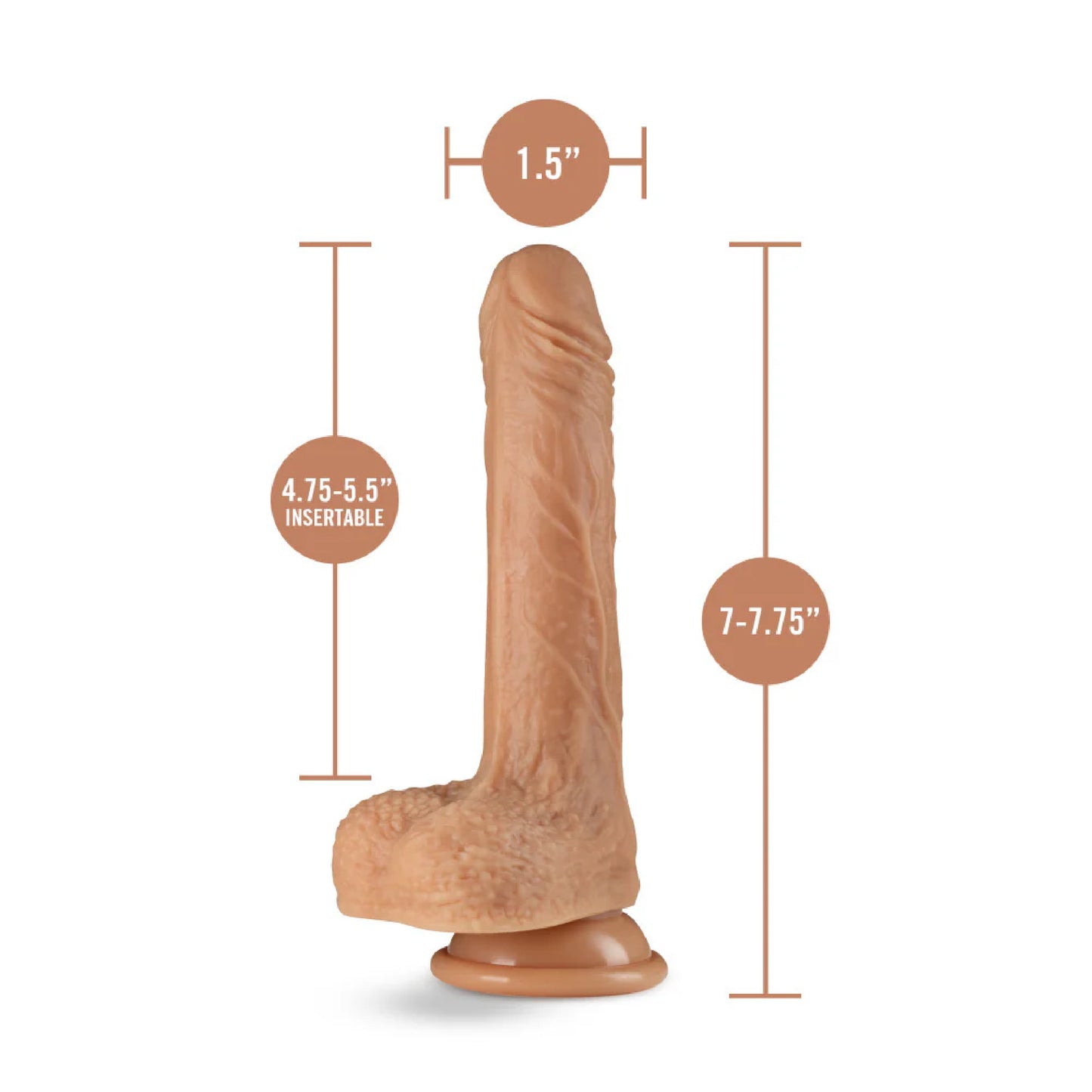 Dr. Grey Vanilla 7.75-Inch Thrusting Gyrating Dild0 with Remote Control
