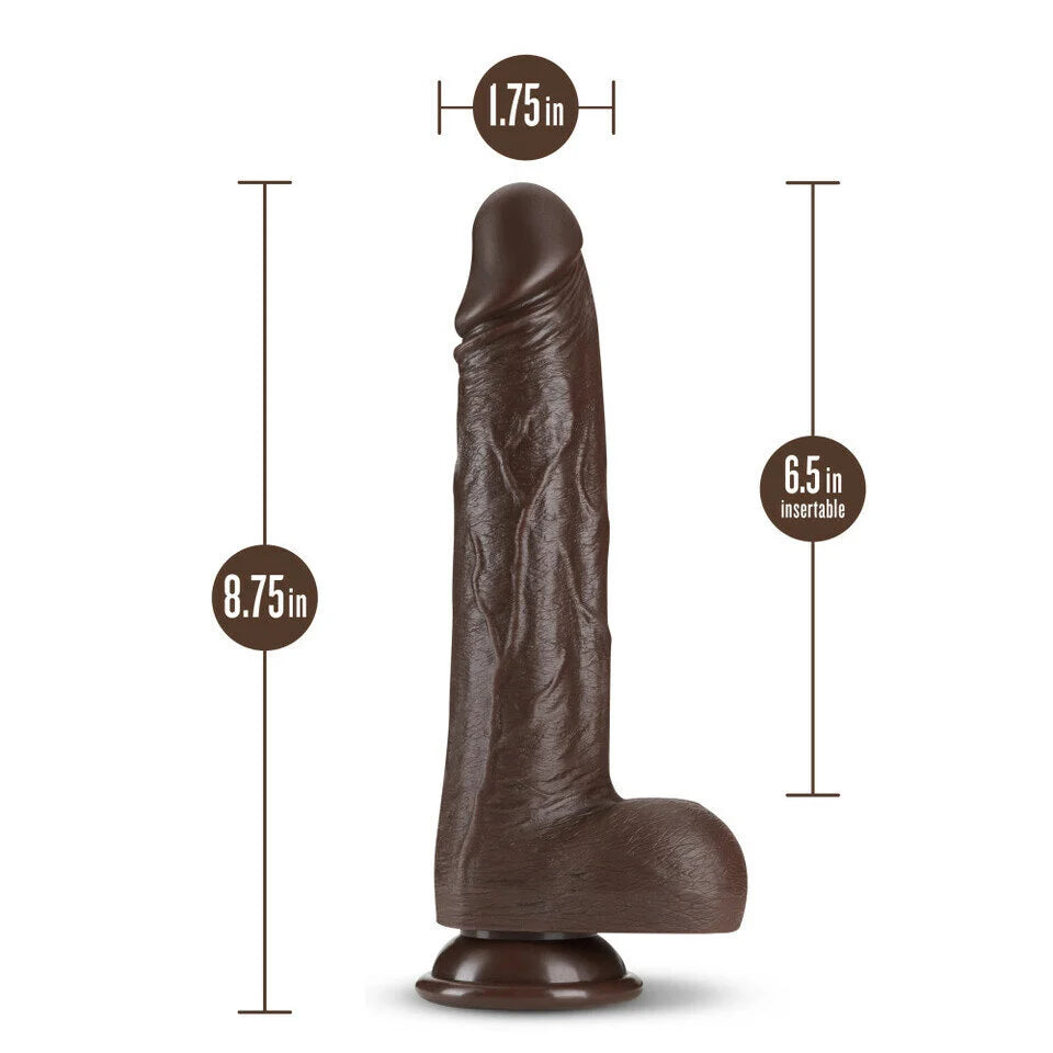 DR.MURPHY 8 Inch Thrusting Gyrating Dild0 with Remote Control