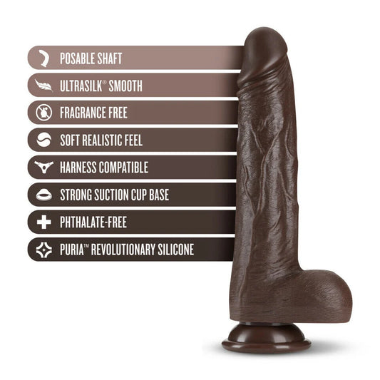 DR.MURPHY 8 Inch Thrusting Gyrating Dild0 with Remote Control